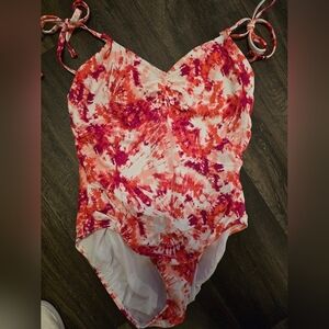 Ladies Size LG Time And Tru One Piece Bathing Suit